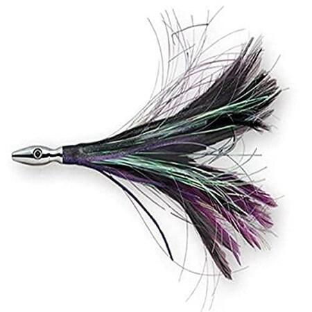 Williamson Ffr04Blkprpl Flash Feather Rigged Trolling Lure, 4 BlackPurple FFR04BLKPRPL
